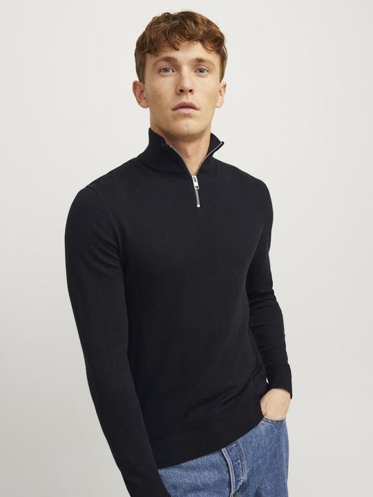 Immagine prodotto Jack & Jones Maglione a maglia con mezza zip (XS)