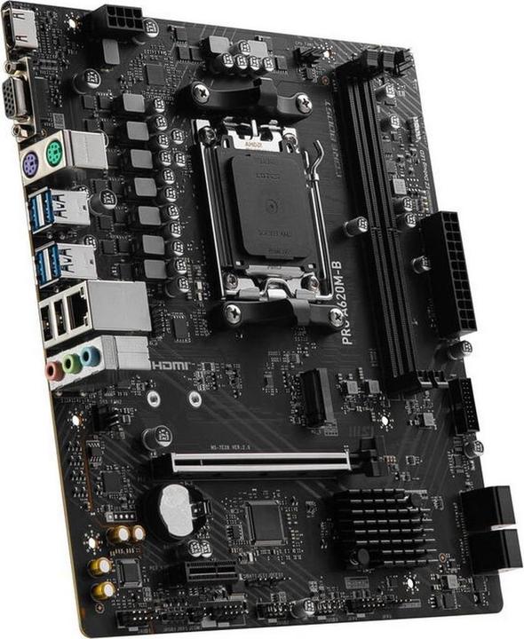Actual product image MSI PRO A620M-B (AM5, AMD A620, mATX)