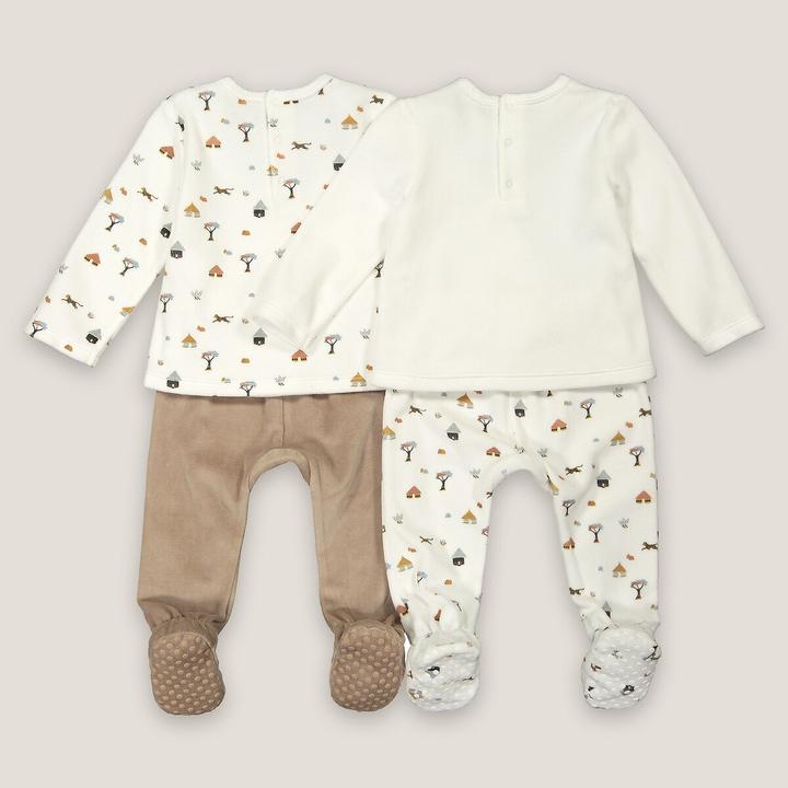 Produktbild La Redoute Collections 2er-Pack Samt-Pyjamas (80)