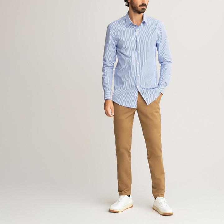 Immagine prodotto La Redoute Collections Camicia a righe con collo francese (L)