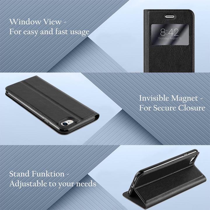 Immagine prodotto Cadorabo Libro con copertina a doppia finestra con vista (Apple iPhone 7, Apple iPhone SE (seconda generazione))