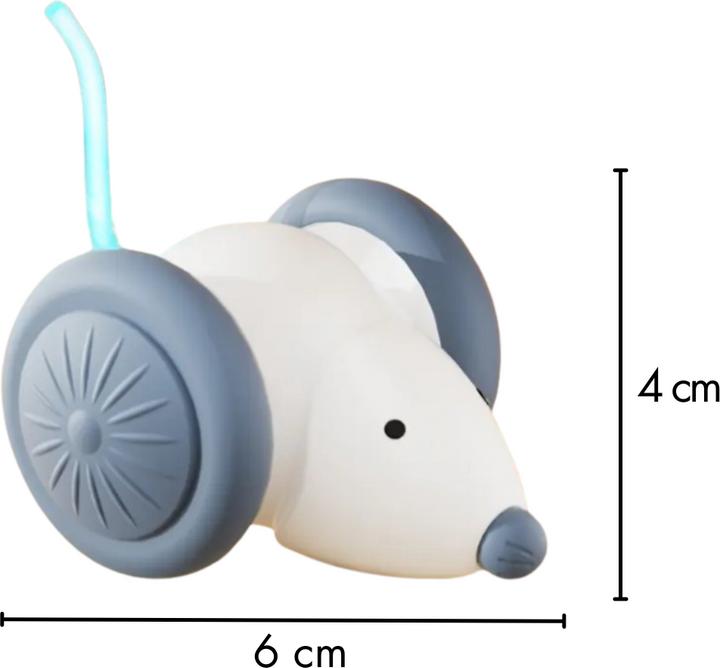 Produktbild Suba Interaktives Katzenspielzeug, LED-Leuchtmaus, Elektrische, USB Aufladbar (Spielmaus Katze)