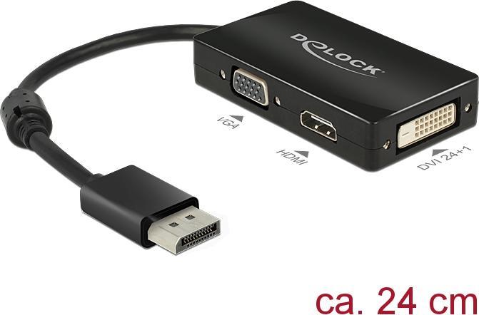 Image du produit Delock DP à (DVI, HDMI, VGA, 16 cm)