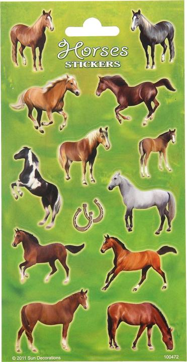 Image du produit Totum Sticker chevaux 10.2x20cm