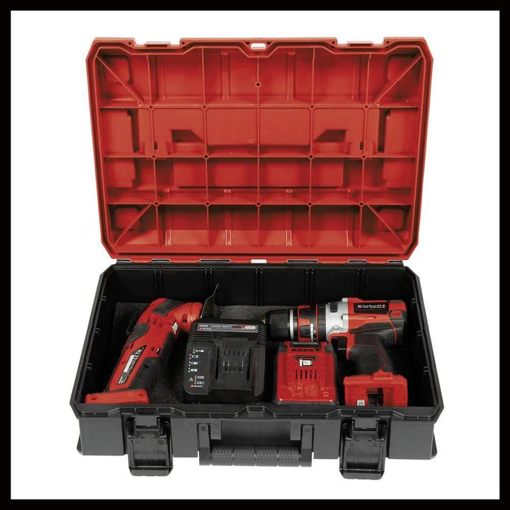 Produktbild Einhell Set bestehend aus Akku-Stichsäge TP-JS 18/135 Li BL - Solo und Systemkoffer E-Case S-F