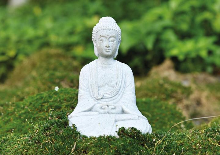 Produktbild G. Wurm Dekofigur Buddha aus Polyresin, 13 cm (11 x 14 x 17 cm)