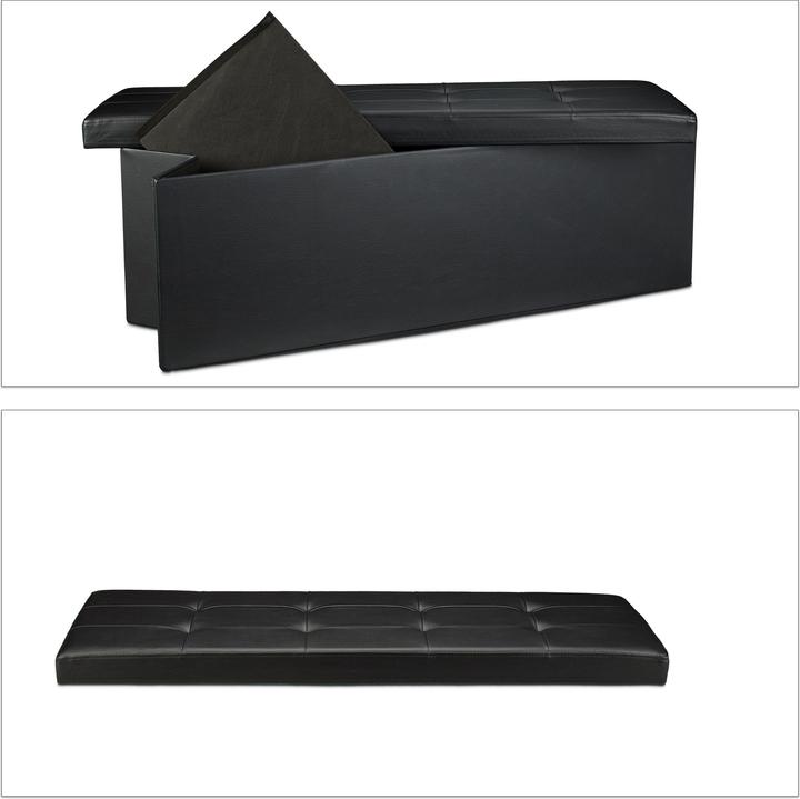 Produktbild Relaxdays Faltbare Sitzbank (114 cm)