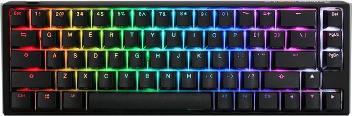 Actual product image Ducky One 3 Classic Black/White SF Gaming Keyboard, RGB LED - MX-Black (DE, Cable)