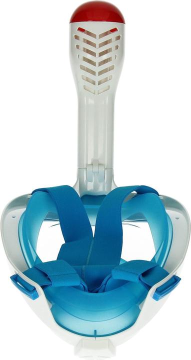 Produktbild Caruba Vollgesichts Schnorchelmaske Swift faltbar + Action Cam Halterung (blau S/M)