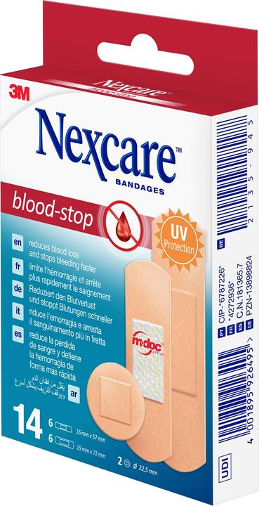 Produktbild Nexcare Blood Stop blutstillende Pflaster (14 x)