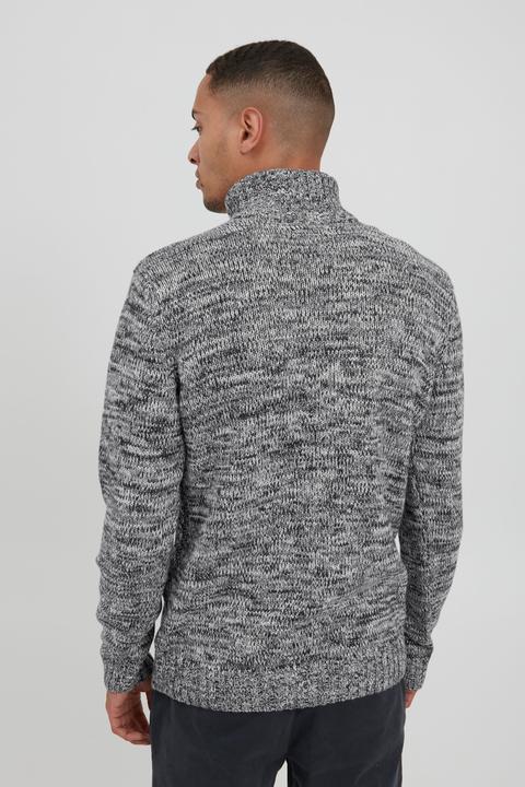 Actual product image Solid Pankraz Men's Jumper Chunky Knit Pullover Troyer Made Of 100% Cotton With Zipper (XL)