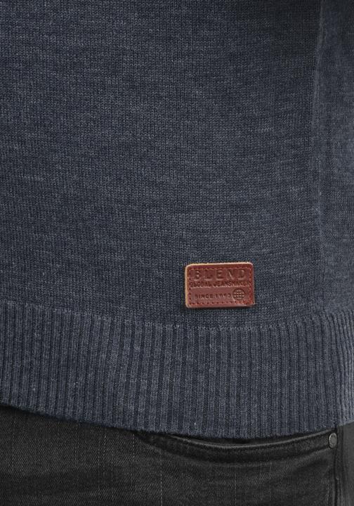 Actual product image Blend Lasse Men's Jumper Knit Pullover With V-Neck Flecked (XXL)