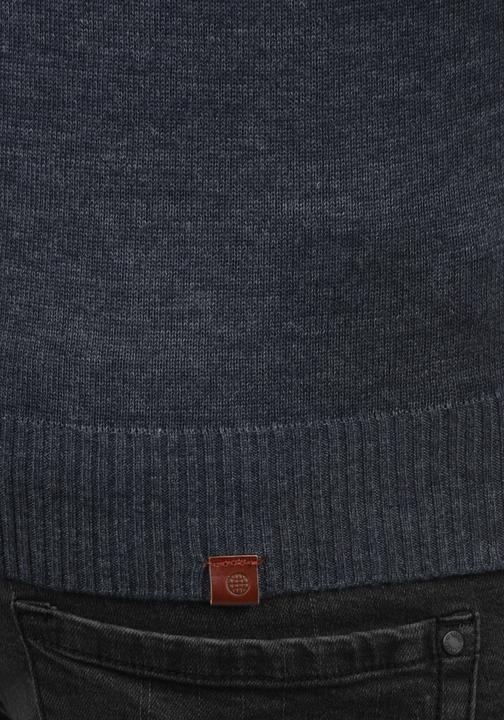 Actual product image Blend Lasse Men's Jumper Knit Pullover With V-Neck Flecked (XXL)