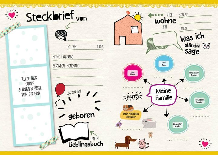 Produktbild Mein Eintragbuch 100 Ideen: Das bin ich (Deutsch, Florentine Specht, 2018)