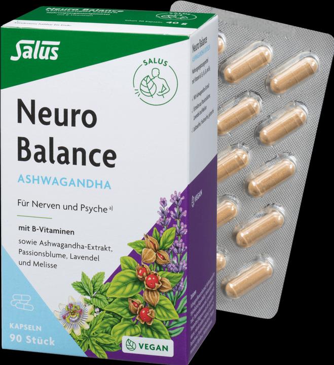 Produktbild Salus Neuro Balance Ashwagandha (30 Stück, Kapseln, 32 g)