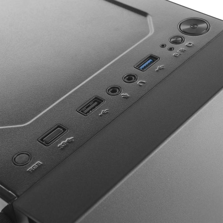 Produktbild Mars Gaming Boitier Moyen Tour Atx Mc-Mcn2 Avec Panneau Vitré (Noir) (mATX, Mini-ITX, ATX)