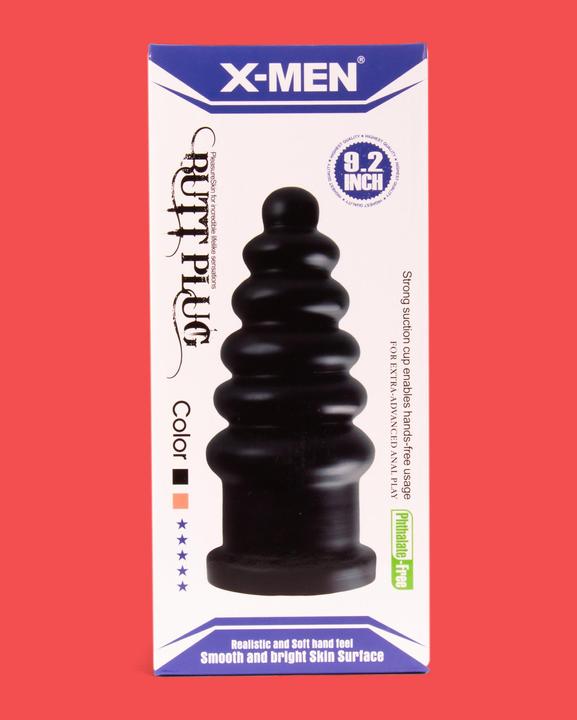 Produktbild X-Man X-MEN 9,2 Zoll Butt Plug Schwarz