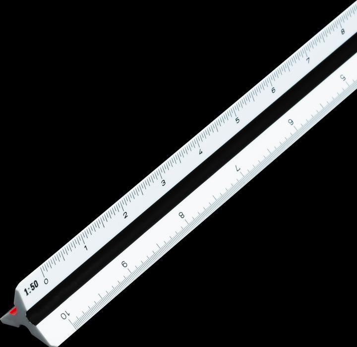 Immagine prodotto Aristo Righello triangolare D, bianco (30 cm)