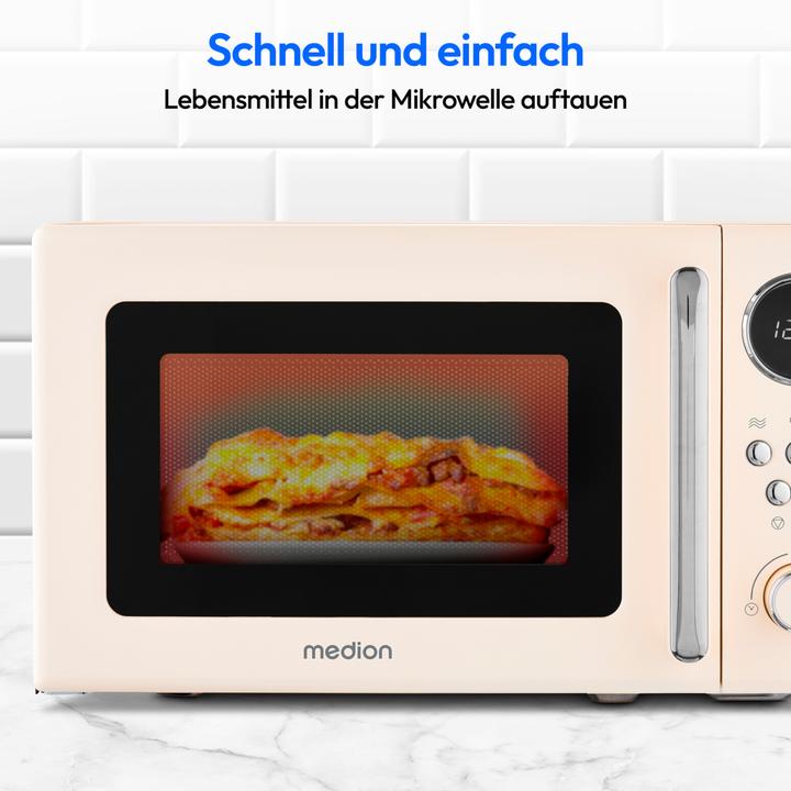 Produktbild Medion Retro-Mikrowelle MD 15000 (20 l)