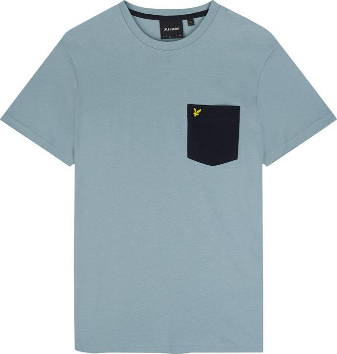 Actual product image Lyle and Scott t-hirt with pocket lyle & cott contrat (S)