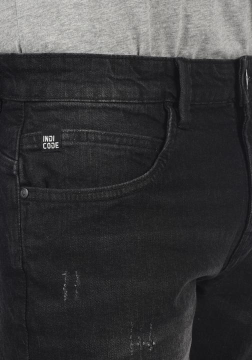 Immagine prodotto Indicode Hallow Pantaloncini Di Jeans Shorts Bermuda Da Uomo elasticizzato Regular- Fit (M)