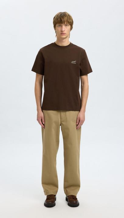 Actual product image Selected Homme Regular Fit Print T-Shirt mit Rundhalsausschnitt (XL)