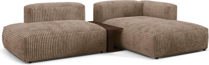 Actual product image Micadoni Modular Right Corner Sofa, "Martina", 2 Seats, 285x176x75 Made in Europe (Corner sofa)