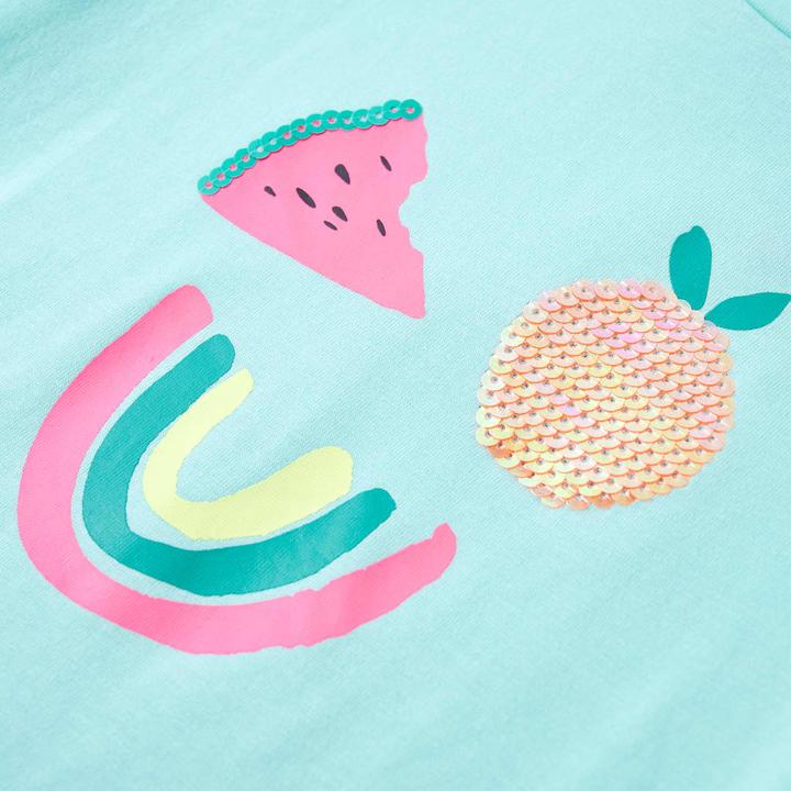 Image du produit VidaXL T-shirt enfant vert menthe clair 92,Matière : 95 % coton (92)