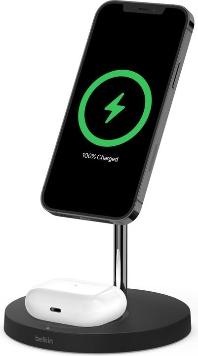 Immagine prodotto Belkin Boost Charge Pro 2-in-1 Wireless Charger con MagSafe (15 W)