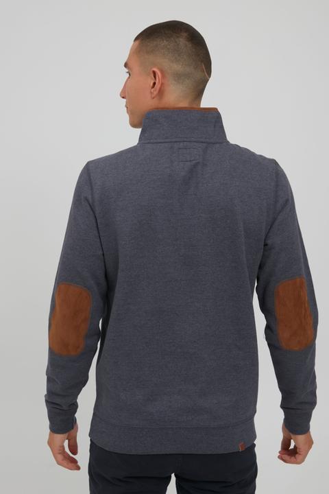 Actual product image Blend Achlias Men's Sweatshirt Sweat Shirt Jumper With High-Neck Buttons And Pockets (XXL)