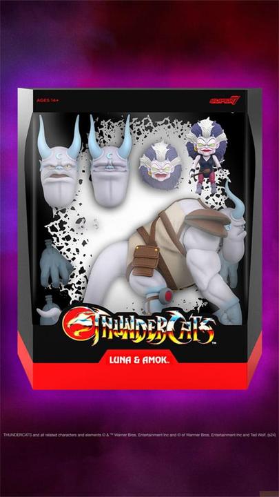 Image du produit Super7 Thundercats Ultimates Figurine Luna & Amok 15 cm