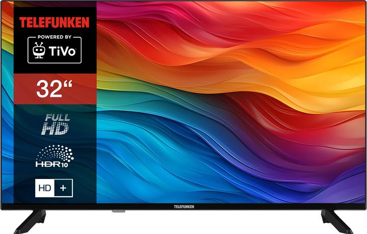 Actual product image Telefunken D32F751X7CW 32-inch Smart TV (Full HD, HDR, triple tuner, 6 months HD+ included) (32", LED, Full HD, 2024)