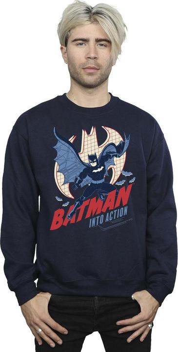 Produktbild Batman Into Action Sweatshirt aus Baumwolle (XL)
