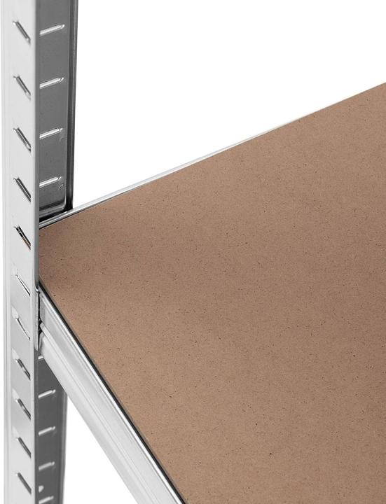 Actual product image MSW Schwerlastregal Metallregal Kellerregal 80x40x160 cm für 4x80 kg grau 2 Stk.