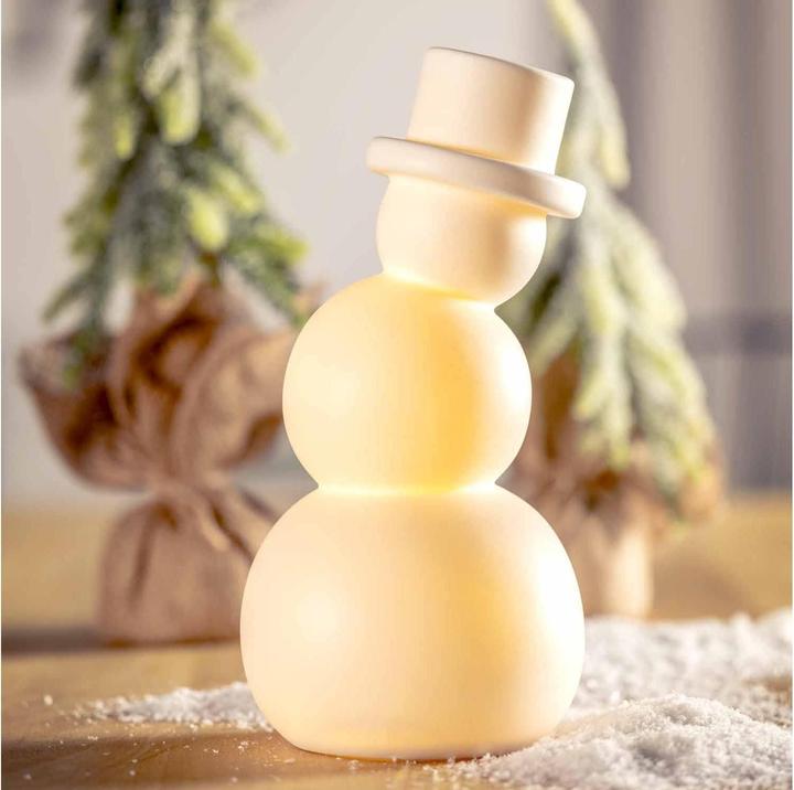 Produktbild Leonardo Weihnachtsfigur Schneemann Pablo 14 cm, Weiss