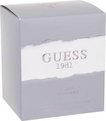 Actual product image Guess 1981 Men (Eau de toilette, 100 ml)