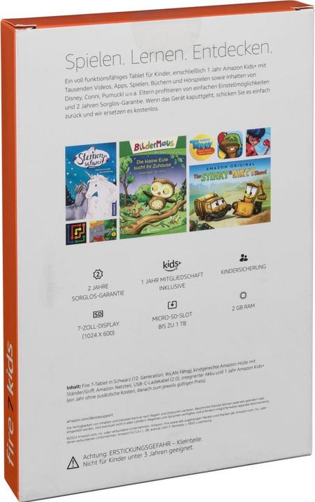 Actual product image Amazon Fire 7 Kids 16GB (WLAN only, 7", 16 GB, Purple Lavander)