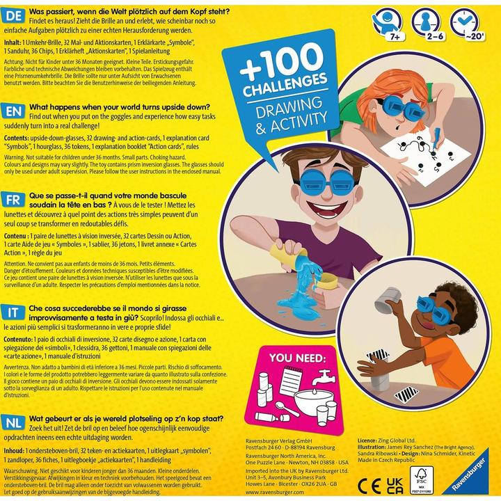 Immagine prodotto Ravensburger Il gioco #ATestaInGiù (Tedesco, Francese, Olandese, Italiano, Inglese)