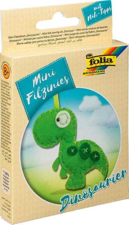 Magni Mini Felt Sewing Set Dino 12 pieces
