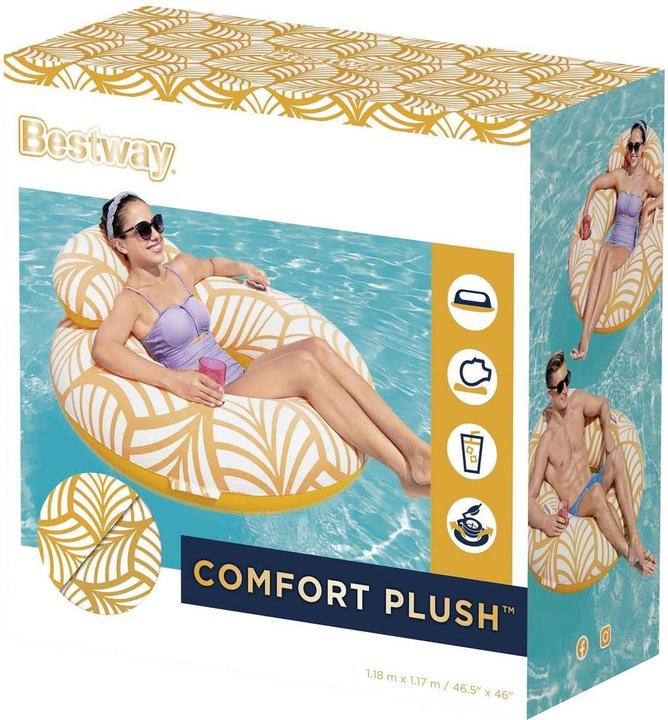 Actual product image Bestway Inflatable Swimming Ring Oranžinė 118 cm 43643