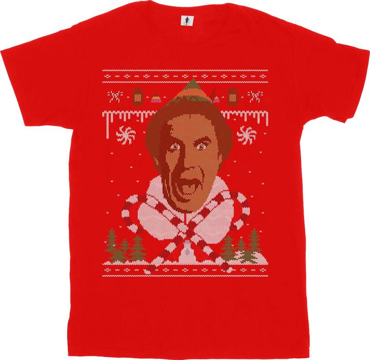 Elf Christmas Fair Isle TShirt (L)