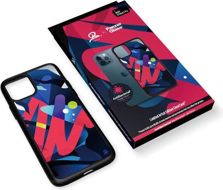 Actual product image PanzerGlass ClearCase iPhone 11 Pro Mikael B Limited Artist Edition Antibacterinis (Apple iPhone 11 Pro)