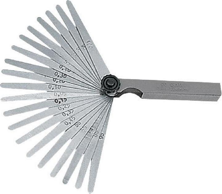 Neriox Jauge d'épaisseur INOX 20 lames 0.05...1.00 (10 cm)