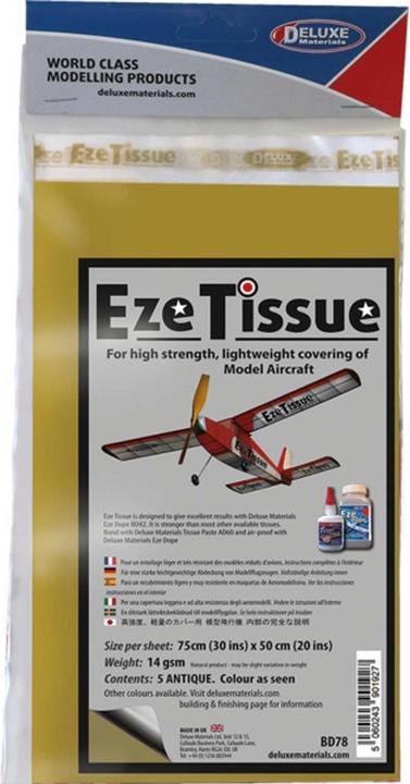 Image du produit Deluxe Materials eze tissue antique papier entoilé 75x50xm 3pcs. à partir de 14 g/m