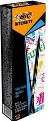 Actual product image Bic Fineliner Intensity Fine, line colour: black (Black, 12 x)