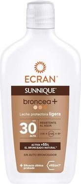 Ecran Sunnique Broncea+ Schutzmilch SPF30 370ml (Sonnenmilch, SPF 30, 370 ml, 370 g)