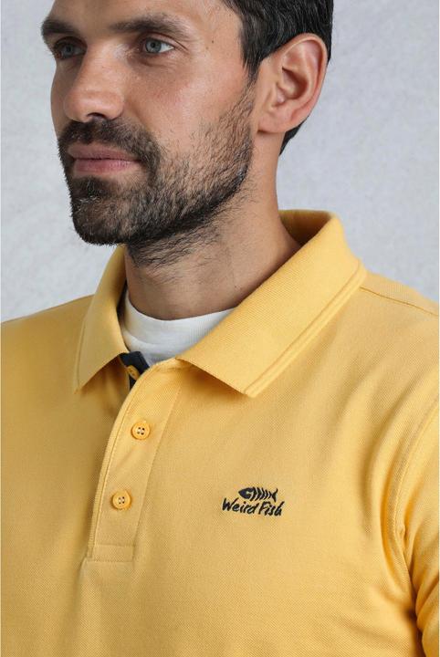 Produktbild Weird Fish Miles Poloshirt Baumwolle aus biologischem Anbau (L)