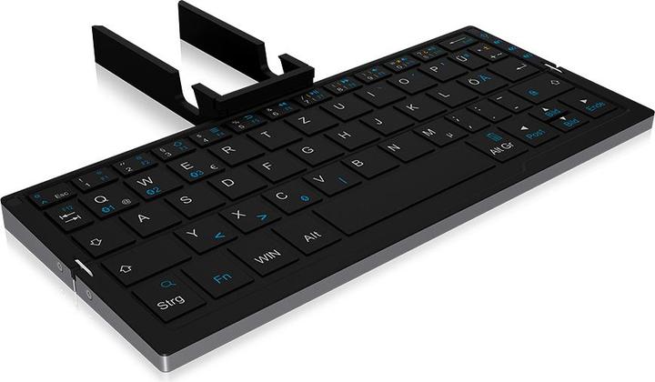 KeySonic KSK-3025BT Wireless mit Bluetooth 3.0 Standard klappbar automatische Power On/Off, mit Tabletsta... (DE, Kabellos)
