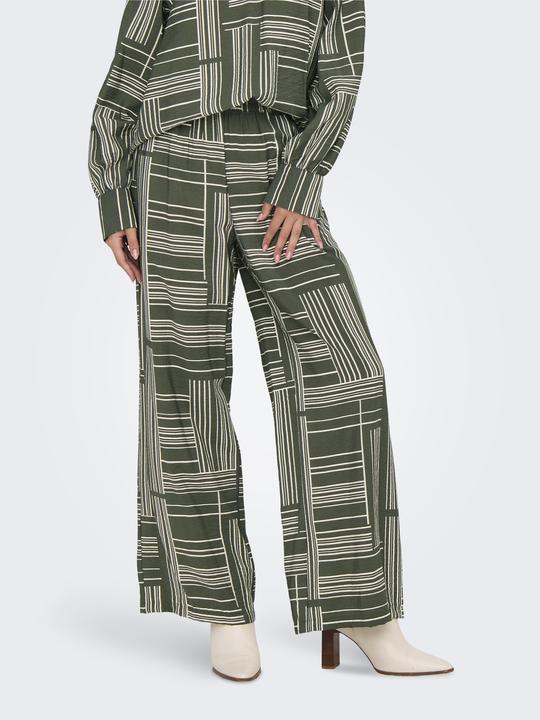 Actual product image JdY JDYTROYA Mid waist straight cut slim fit trousers Trousers (XXL)