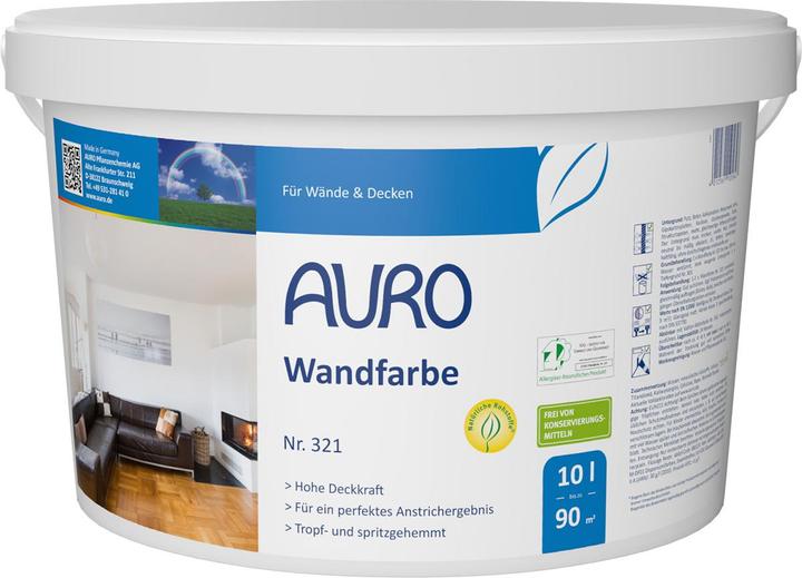 AURO Wandfarbe 321 (Weiss, 5 l)